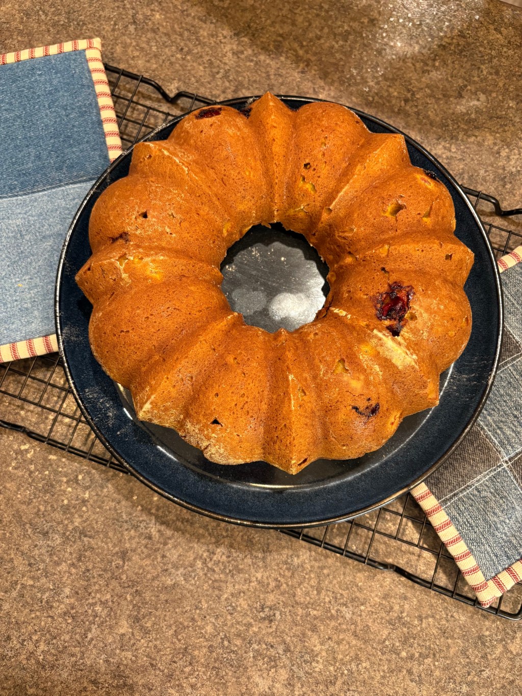 Pumpkin Cranberry Bundt Cake