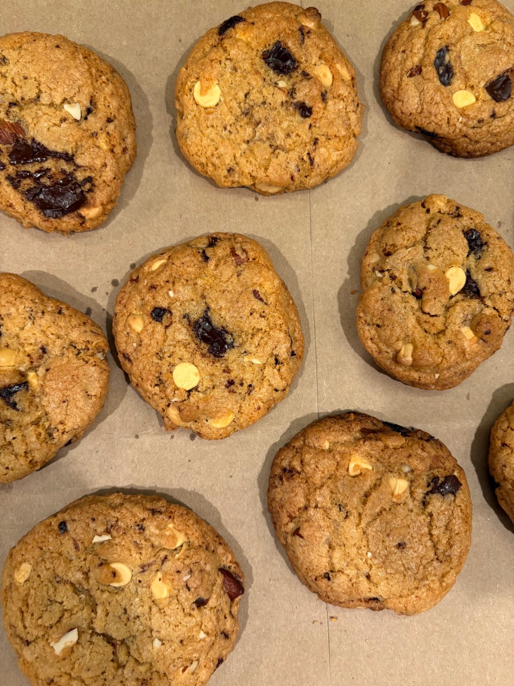 Fresh Milled Chocolate Chip Butterscotch and Almond&nbsp;Cookies